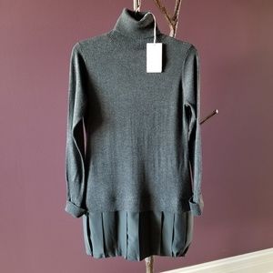 Soft Surroundings Chloe Dress in Charcoal PXS NWOT